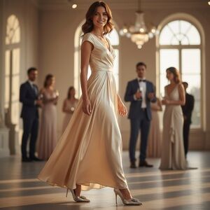 Selina Elegant Gold Women's Shoes by summer Rio